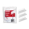 HANGING FILE FOLDER TABS, 1/5 TAB, TWO INCH, CLEAR TAB/WHITE INSERT, 25/PACK