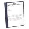 CLEAR FRONT REPORT COVER, TANG CLIP, LETTER, 1/2
