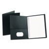 PAPER TWIN-POCKET PORTFOLIO, TANG FASTENERS, LETTER, 1/2