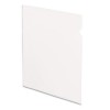 SEE-IN FILE JACKETS FOR ACTIVE USE, LETTER, VINYL, CLEAR, 50/BOX