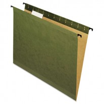 HANGING FILE FOLDERS, LETTER, GREEN, 20/BOX