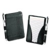AT-HAND NOTE CARD CASE HOLDS & INCLUDES 25 3 X 5 RULED CARDS, BLACK