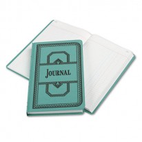 RECORD/ACCOUNT BOOK, JOURNAL RULE, BLUE, 500 PAGES, 12 1/8 X 7 5/8