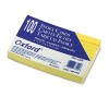RULED INDEX CARDS, 3 X 5, CANARY, 100/PACK