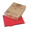 EARTHWISE 100% RECYCLED PAPER HANGING FOLDERS, LETTER, RED, 25/BOX