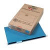 EARTHWISE 100% RECYCLED PAPER HANGING FOLDERS, KRAFT, LEGAL, BLUE, 25/BOX