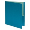 EARTHWISE 100% RECYCLED PAPER TWIN-POCKET PORTFOLIO, BLUE