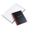 VISITOR REGISTER BOOK, BLACK/RED HARDCOVER, 150 PAGES, 14 1/8 X 10 7/8