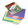 FILE FOLDERS, ERASABLE TABS, 1/3 CUT TOP TAB, LETTER, ASSORTED, 30/PACK