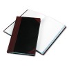 RECORD/ACCOUNT BOOK, BLACK/RED COVER, 300 PAGES, 14 1/8 X 8 5/8