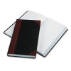 RECORD/ACCOUNT BOOK, RECORD RULE, BLACK/RED, 500 PAGES, 14 1/8 X 8 5/8