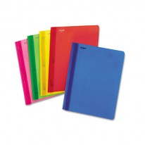 POLYPROPYLENE REPORT COVER, TANG CLIP, LETTER, 1/2