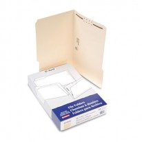 MANILA ONE-FASTENER CLASSIFICATION FOLDERS WITH 1/3 CUT TABS, LEGAL, 50/BOX