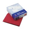 TWO-PLY EXPANSION FOLDER, TWO FASTENERS, END TAB, LETTER, RED, 50/BOX