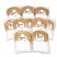 DISPOSABLE DUST BAGS FOR SANITAIRE COMMERCIAL BACKPACK VACUUM, 10/PACK