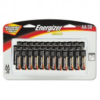 MAX ALKALINE BATTERIES, AA, 36 BATTERIES/PACK