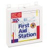FIRST AID STATION FOR 50 PEOPLE, 196 PIECES, OSHA COMPLIANT, METAL CASE