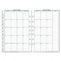 ORIGINAL DATED MONTHLY PLANNER REFILL, JANUARY-DECEMBER, 5-1/2 X 8-1/2, 2013