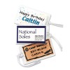 LAMINATING POUCHES, LUGGAGE TAG STYLE, 5 MIL, 2 1/2 X 4 1/4, 25/PACK