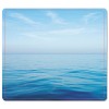 RECYCLED MOUSE PAD, NONSKID BASE, 7-1/2 X 9, BLUE OCEAN
