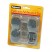 PLASTIC PARTITION ADDITIONS CLIPS, 1-1/4W X 1-7/8H, DARK GRAPHITE, 4/PACK