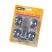 PLASTIC PARTITION ADDITIONS HOOKS, 1 1/4 X 1 7/8, GRAPHITE, 5/PACK