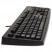 USB STANDARD KEYBOARD W/MICROBAN ANTIMICROBIAL PROTECTION, 104 KEYS, BLACK