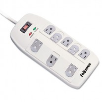 SUPERIOR WORKSTATION SURGE PROTECTOR, 8 OUTLETS, 6FT CORD