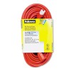 INDOOR/OUTDOOR HEAVY-DUTY 3-PRONG PLUG EXTENSION CORD, 1 OUTLET, 50-FT., ORANGE