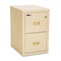 TURTLE 2-DRAWER FILE, 17-3/4W X 22-1/8D, UL LISTED 350FOR FIRE, PARCHMENT