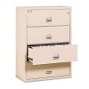 4-DRAWER LATERAL FILE, 31-1/8W X 22-1/8D, UL LISTED 350, LTR/LEGAL, PARCHMENT
