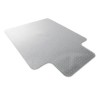 CLEARTEX ULTIMAT POLYCARBONATE CHAIR MAT FOR CARPET, 47 X 35, WITH LIP, CLEAR