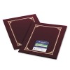 CERTIFICATE/DOCUMENT COVER, 12-1/2 X 9-3/4, BURGUNDY, 6/PACK