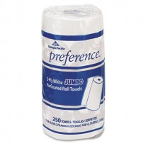 PERFORATED PAPER TOWEL, 8-4/5 X 11, WHITE, 250/ROLL, 12/CARTON