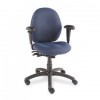 MALAGA LOW-BACK MULTI-TILTER SWIVEL CHAIR, ACRYLIC/POLYESTER, OCEAN