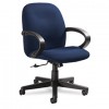 ENTERPRISE SERIES LOW-BACK SWIVEL/TILT CHAIR, OLEFIN, NAVY BLUE