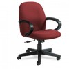 ENTERPRISE SERIES LOW-BACK SWIVEL/TILT CHAIR, OLEFIN, BURGUNDY