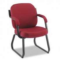 GUEST ARM CHAIR, BURGUNDY