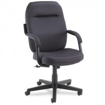 HIGH-BACK SWIVEL/TILT CHAIR, BACK: 21-1/4 X 19-1/2 X 23-3/4, CHARCOAL