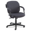 LOW-BACK SWIVEL/TILT CHAIR, BACK: 21-1/4 X 19-1/2 X 17, CHARCOAL