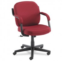 LOW-BACK SWIVEL/TILT CHAIR, BACK: 21-1/4 X 19-1/2 X 17, BURGUNDY