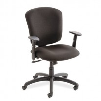 SUPRA X MEDIUM-BACK TILTER CHAIR, ASPHALT FABRIC