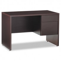 GENOA SERIES SINGLE RIGHT PEDESTAL DESK, 45W X 24D X 29H, DARK ESPRESSO