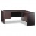 GENOA SERIES LEFT PEDESTAL DESK, 60W X 30D X 29H, DARK ESPRESSO