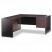 GENOA SERIES RIGHT PEDESTAL DESK, 60W X 30D X 29H, DARK ESPRESSO