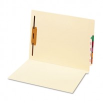 MANILA END TAB FOLDER, ONE FASTENER, STRAIGHT TAB, LETTER, 50/BOX