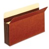 3 1/2 INCH EXPANSION ACCORDION POCKET, STRAIGHT CUT, LEGAL, RED, 25/BOX