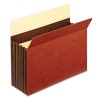 5 1/4 INCH EXPANSION ACCORDION POCKET, STRAIGHT CUT, LETTER, REDROPE, 10/BOX