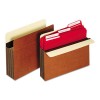 5 1/4 INCH EXPANSION ACCORDION POCKET, STRAIGHT, REDROPE, LETTER, RED, 10/BOX
