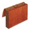 3 1/2 INCH EXPANSION ACCORDION WALLET, STRAIGHT, REDROPE, LEGAL, BROWN